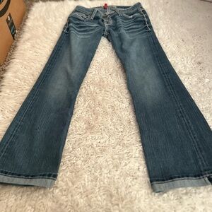 BKE Madison bootcut hemmed cuffed 27x29